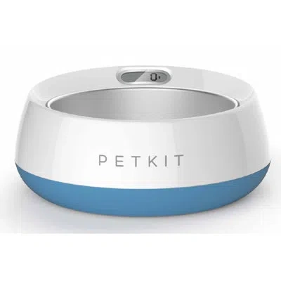 Pet Life Petkit Petkit Fresh Metal Large Machine Washable Smart Digital Feeding Pet Bowl In Blue