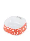 Pet Life Polka-dotted Digital Pet Bowl In Red