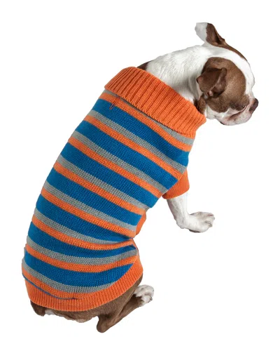 Pet Life Polo Dog Sweater In Multi