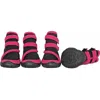 Pet Life 'premium Cone' High Support Performance Dog Shoes In Black/pink