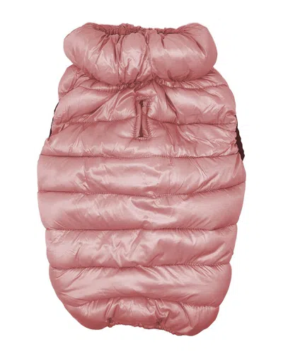 Pet Life Pursuit Quilted Ultra Plush Thermal Dog Puffer In Pink