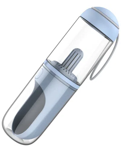 Pet Life Pyure Handheld Travel Filtered Water Feeder In Blue