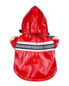 Pet Life Reflecta Glow Reflective Waterproof Adjustable Raincoat