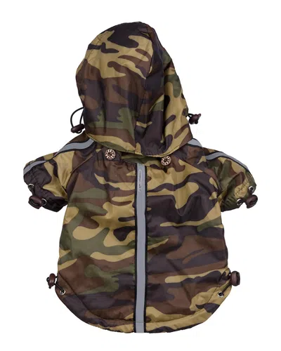 PET LIFE PET LIFE REFLECTA SPORT ADJUSTABLE REFLECTIVE CAMOUFLAGE JACKET