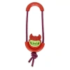 Pet Life Sling-away Treat Dispensing Launcher With Natural Jute In Multi