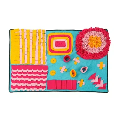 Pet Life Sniffer Snack Interactive Snuffle Dog Feeding Mat In Multi