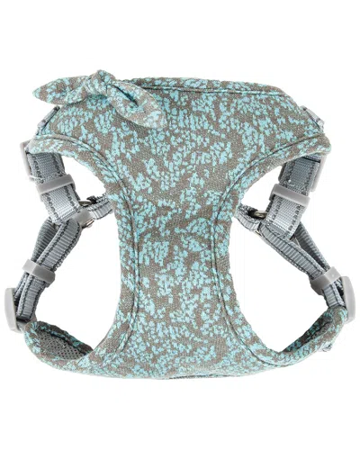 Pet Life Swanky Swag Adjustable Dog Harness With Bow Tie In Green