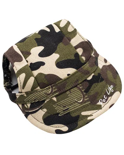 Pet Life Terrential Downfour Uv Protectant Dog Hat In Multi