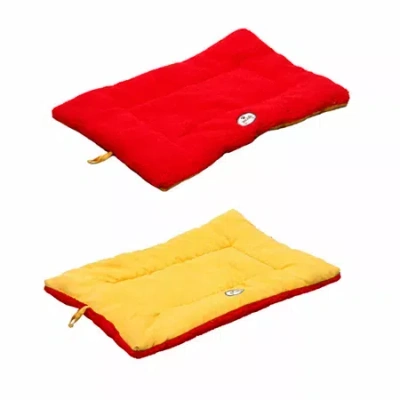 Pet Life The  Eco-paw Reversible Pet Bed In Orange