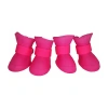 Pet Life Elastic Protective Multi Usage All Terrain Rubberized Dog Shoes In Pink