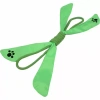 Pet Life The  Extreme Bow Squeak Pet Rope Toy In Green