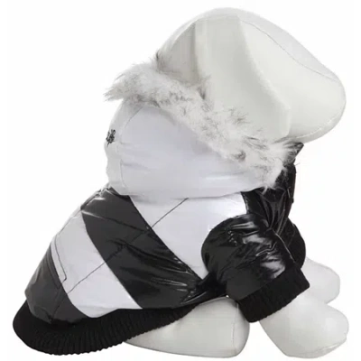 Pet Life The  Fashion Striped Ultra-plush Pet Parka Coat In Multi