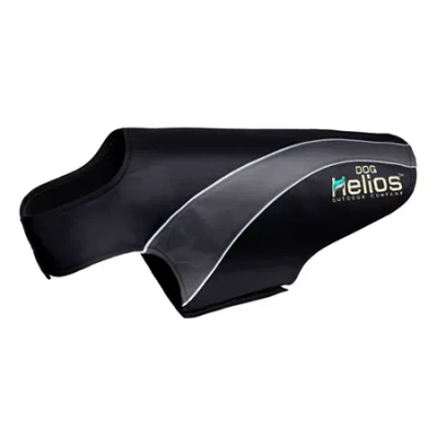 Pet Life The  Helios Octane Softshell Neoprene Satin Reflective Dog Jacket W/ Blackshark Technology