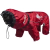 Pet Life The  Helios Weather-king Ultimate Windproof Full Bodied Pet Jacket In Red