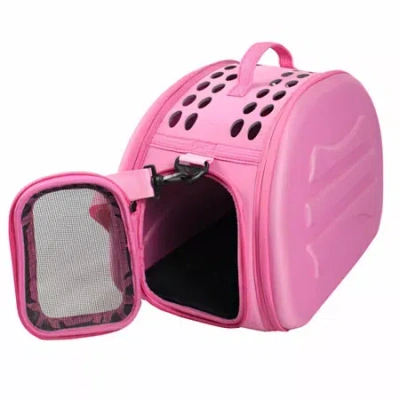 Pet Life The  Narrow Shelled Lightweight Collapsible Military Grade Transportable Designer Pet Carrie In Animal Print