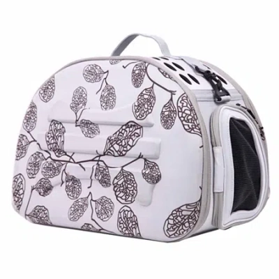 Pet Life The  Narrow Shelled Lightweight Collapsible Military Grade Transportable Designer Pet Carrie In Multi