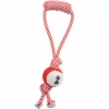 Pet Life The  Pull Away' Rope And Tennis Ball In Multi