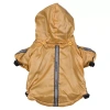 Pet Life The  Reflecta-sport Adjustable Reflective Weather-proof Pet Rainbreaker Jacket In Brown