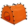 Pet Life Skeletal Outdoor Travel Collapsible Tent In Orange