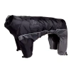 Pet Life The  Touchdog Quantum-ice Full-bodied Adjustable And 3m Reflective Dog Jacket W/ Blacksharkt In Black