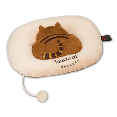 Pet Life Touchcat 'kitty-tails' Fashion Designer Fashion Premium Cat Pet Bed In Beige,brown
