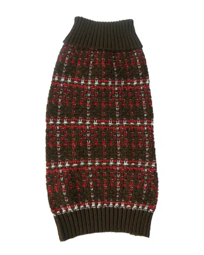 Pet Life Vintage Symphony Static Fashion Knitted Sweater In Multi