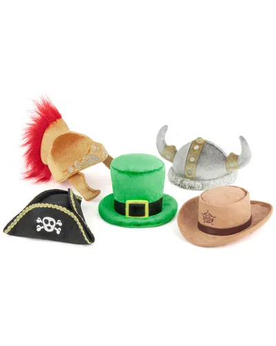 Pet P.l.a.y. P.l.a.y. Squeaky Toy Hats In Multi