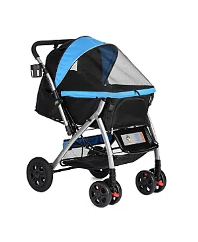 Pet Rover Premium Pet Stroller In Blue