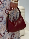 Peta & Jain Gigi Shoulder Bag In Burgundy