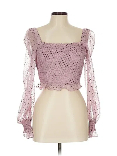 Pre-owned Petal And Pup 3/4 Sleeve Blouse In Pink