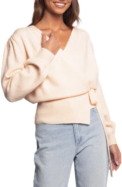 Petal And Pup Petal & Pup Abbey Wrap Cardigan In White