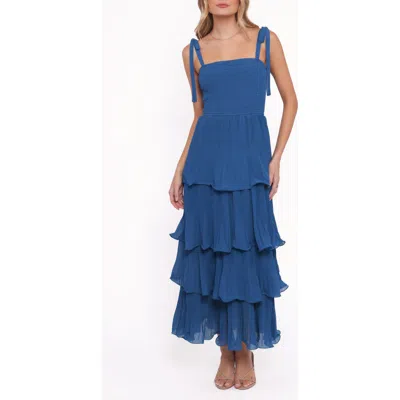 Petal And Pup Petal & Pup Alira Smocked Tiered Sundress In Blue
