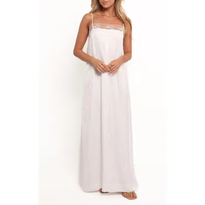 Petal And Pup Petal & Pup Alisha Floral Jacquard Maxi Dress In White