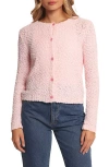 Petal And Pup Petal & Pup Ally Textured Cardigan In Pink