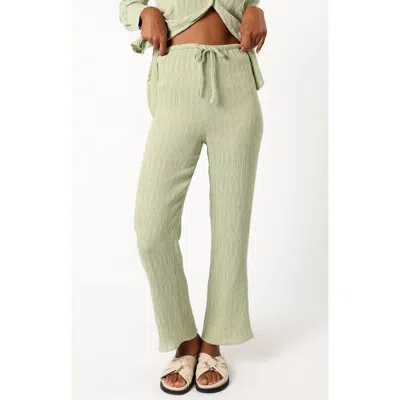 Petal And Pup Petal & Pup Allyse Crinkled Pants In Gray