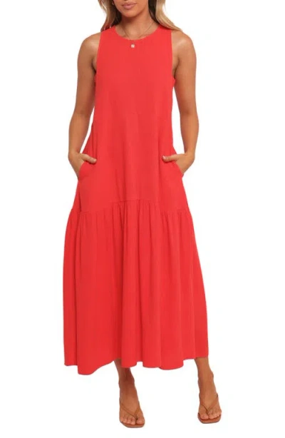 Petal And Pup Petal & Pup Almudena Midi Dress In Animal Print