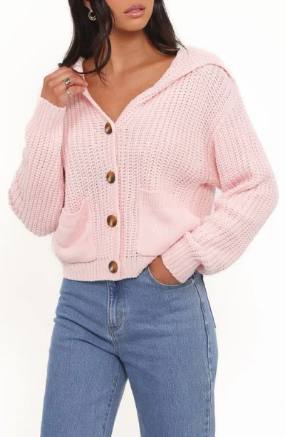 Petal And Pup Petal & Pup Amelia Sailor Collar Cardigan In Pink
