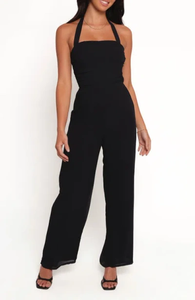 Petal And Pup Petal & Pup Amhran Halter Neck Jumpsuit In Black