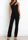 Petal And Pup Angelus Jumpsuit In Black In Animal Print