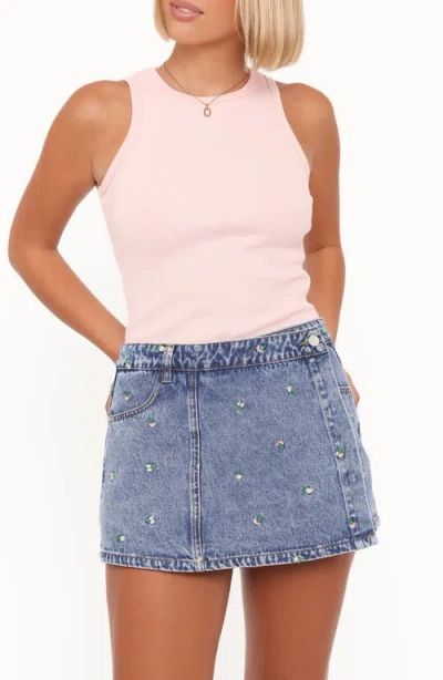 Petal And Pup Petal & Pup Ari Cotton Rib Tank In Pink