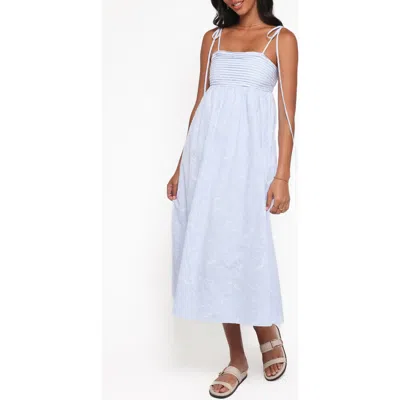 Petal And Pup Petal & Pup Ashtyn Pleated Bodice Maxi Sundress In White