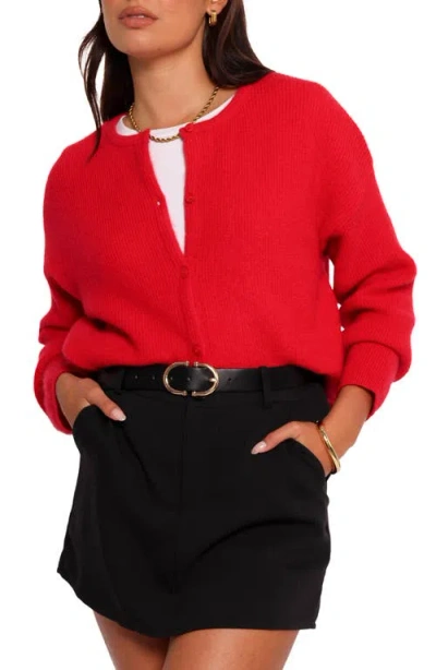 Petal And Pup Petal & Pup Astor Cardigan In Red