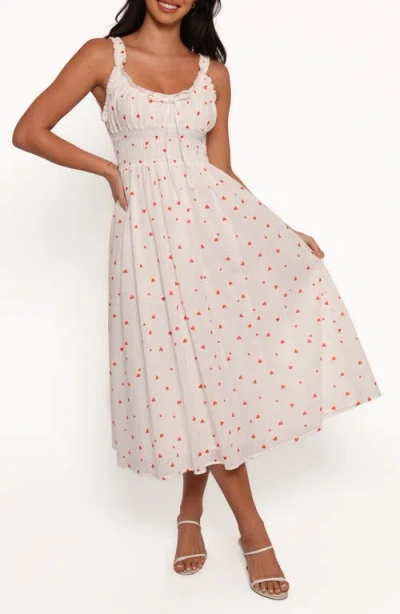Petal And Pup Petal & Pup Auguste Smocked Milkmaid Sundress In Neutral