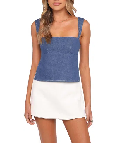 Petal And Pup Azura Top In Blue