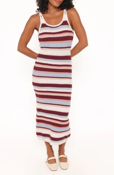 Petal And Pup Petal & Pup Barnes Sleeveless Maxi Sweater Dress In Multi