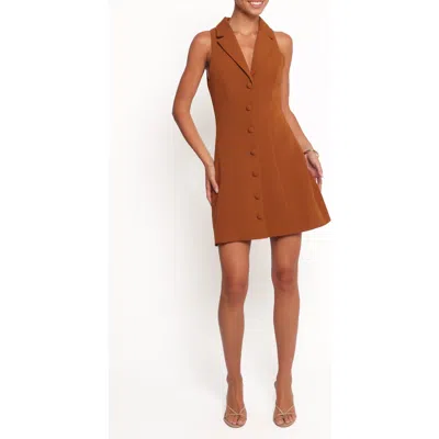 Petal And Pup Petal & Pup Barrett Blazer Minidress In Brown