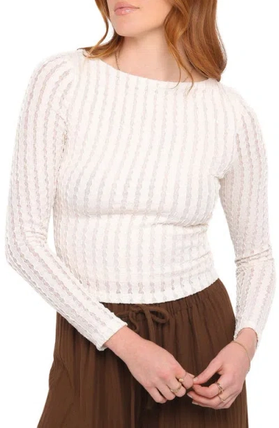 Petal And Pup Petal & Pup Bellatrix Knit Shirt In White