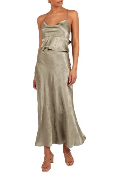 Petal And Pup Petal & Pup Belle Floral Two-piece Dress In Gray