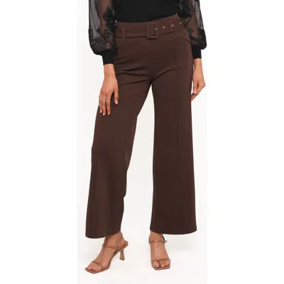 Petal And Pup Petal & Pup Benton Belted Wide Leg Pants In Multi