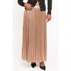 Petal And Pup Petal & Pup Bethy Pleated Maxi Skirt In Brown